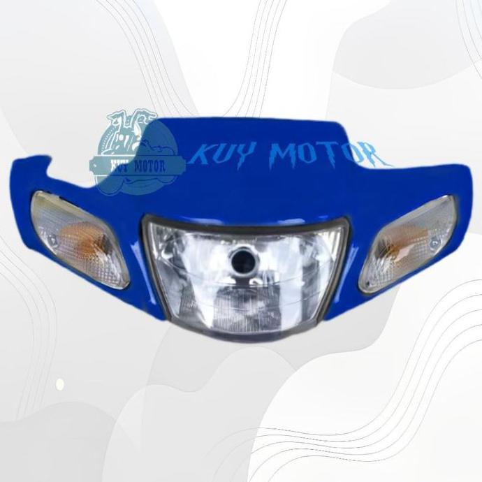 BATOK KEPALA + REFLEKTOR LAMPU DEPAN & SEIN MOTOR YAMAHA F1ZR FIZR WARNA HITAM SILVER MERAH KUNING B