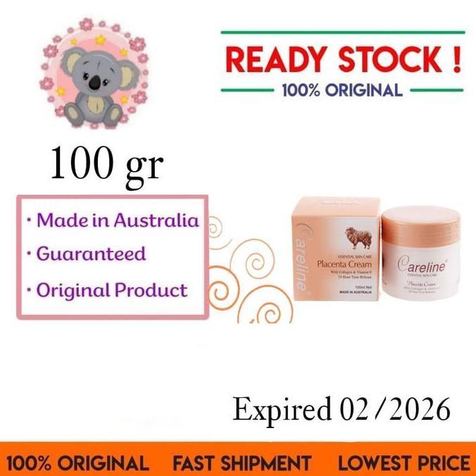 Careline Placenta Cream with Collagen and Vitamin E Ori Australia _KOAL