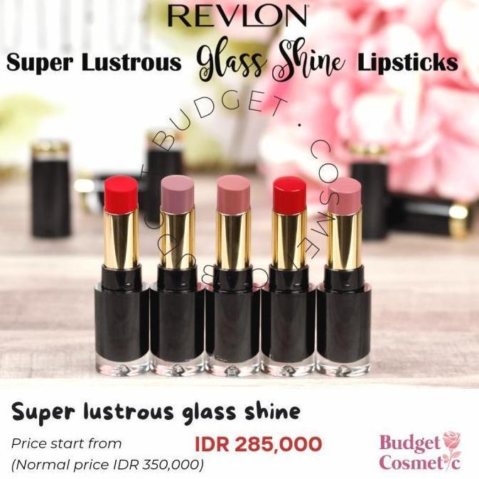 New- LIPSTICK REVLON SUPER LUSTROUS GLASS SHINE RUM RAISIN [TERLARIS]