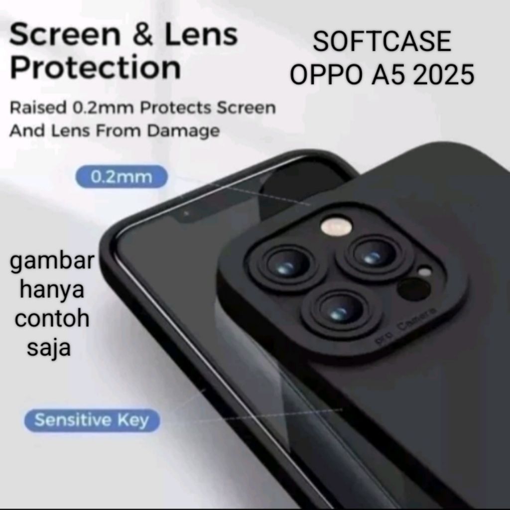 SOFTCASE OPPO A5 2025 CASE MACARON PRO KAMERA TPU FULL KARET BAGUS