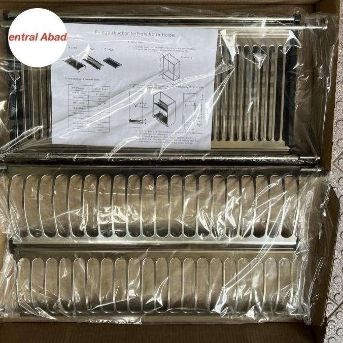 rak piring stainless kitchen set 60cm Bumbu