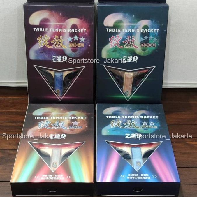 Bet Pingpong 729 2010 2020 2040 2060 Original - Bat Tenis Meja 729