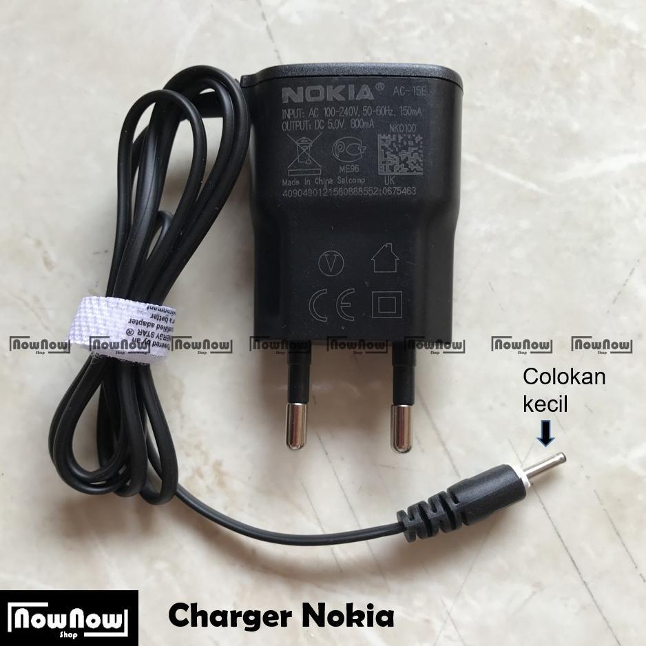 QualityTerbaik- Travel Charger Nokia Jadul Original Cas Casan Travel Adapter HP Colokan Kecil