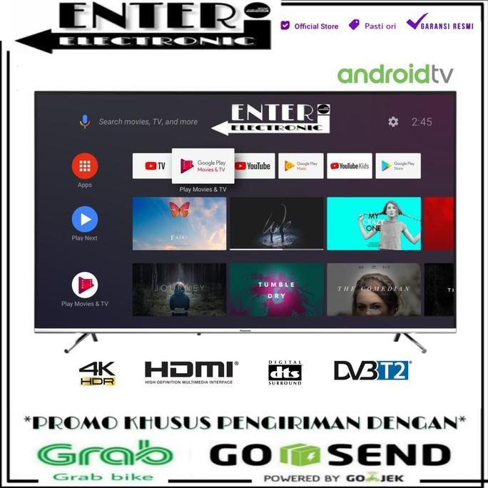 Terlaris Panasonic Led Tv 43Gx400G - Smart Tv 43 Inch Android Tv 4K Hdr 43Gx400