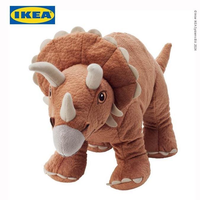 jayabk- IKEA JTTELIK Boneka Dinosaurus Triceratops 46 cm