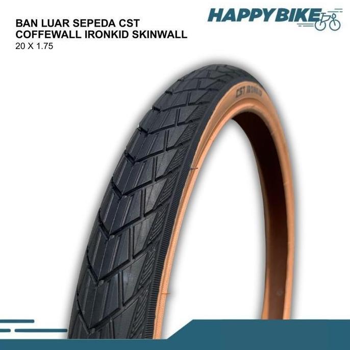 Promo CST Tire Ban Luar Sepeda Lipat Minion BMX Coffe Wall 20 x 1.75 dan 20 x 2.00 Diskon