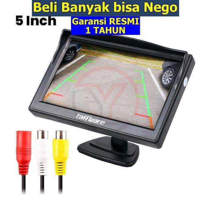 Taffware Monitor Mini Kamera Mundur Universal 5 Inchi Original Dan Terpercaya