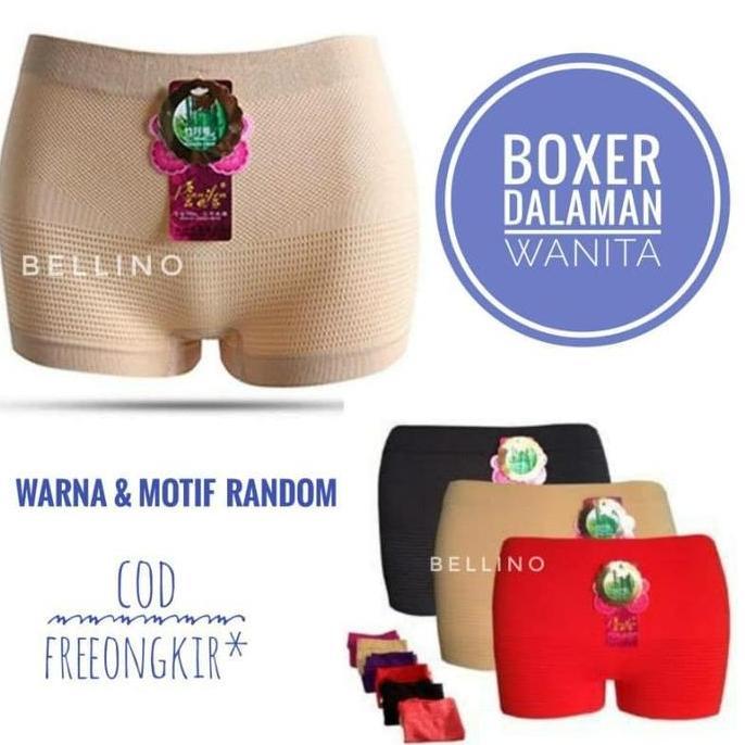 Murah BOXER WANITA RAJUT MUAT BESAR / CD BOXER JUMBO Non COD