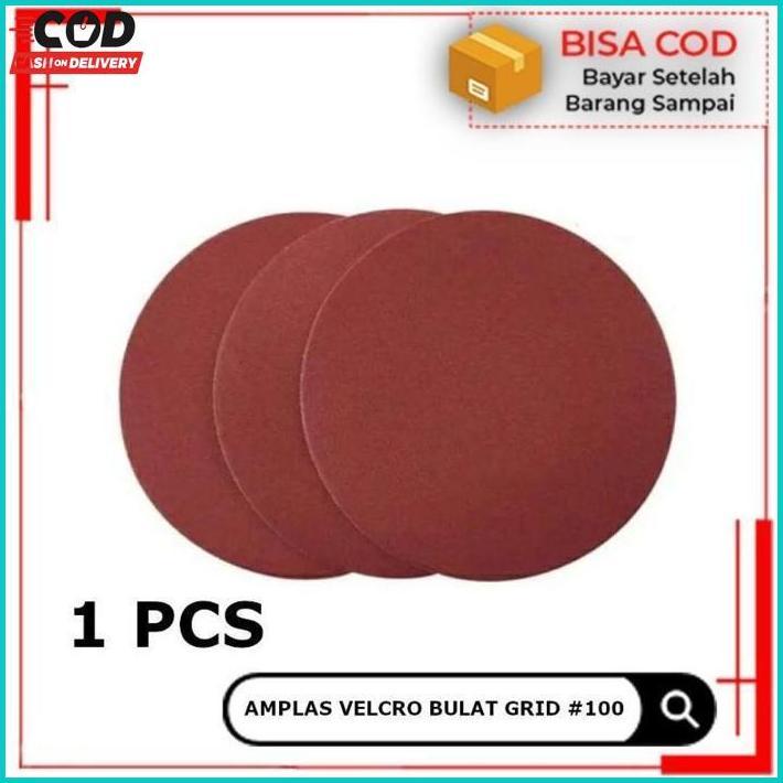 Amplas Bulat Velcro 4" Viper Sab Grit 60 80 100 120 150 180 220 240 320 400 Sempurna