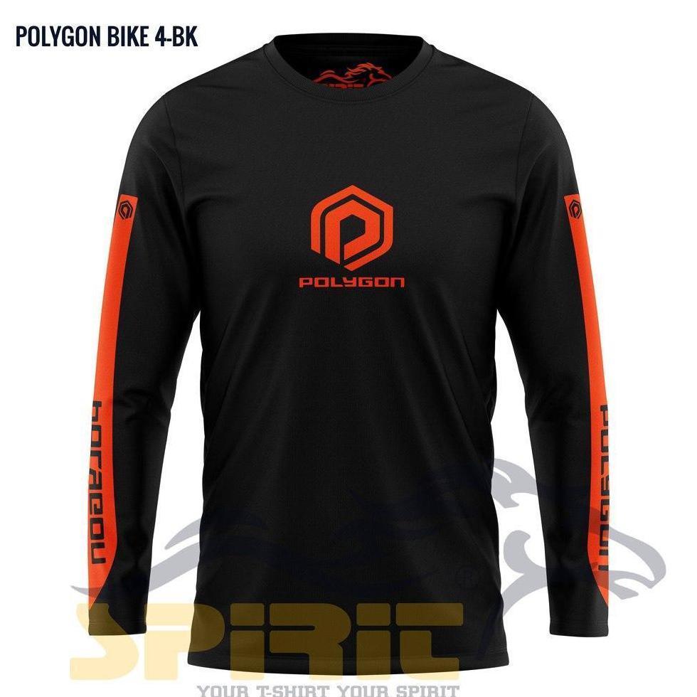 CUCI GUDANG KAOS SEPADA POLYGON BIKE BAJU POLYGON MTB GUNUNG SEPEDA LIPAT POLYGON GOWES LENGAN PANJA