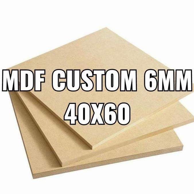 New- papan mdf 6mm 40x60