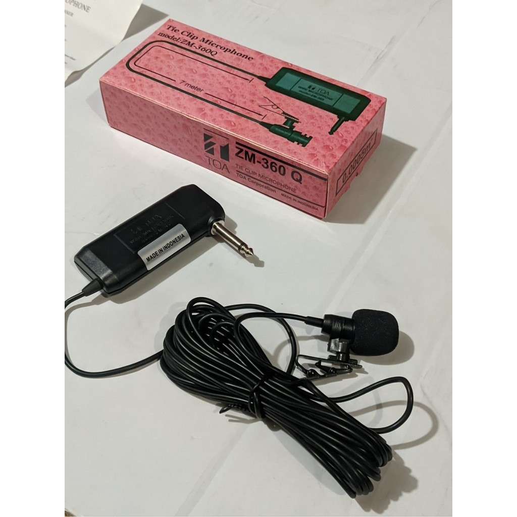 MIC JEPIT TOA ORIGINAL ZM-360 100% ORIGINAL PRODUK