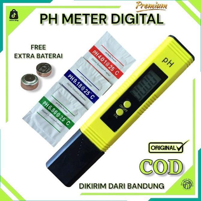 Alat Ukur PH Meter Air Digital Alat Pengukur Kadar PH Air Hidroponik Akuarium