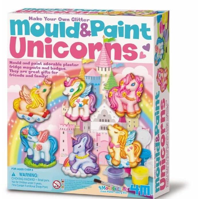 4M Unicorns Mould and Paint - Mainan Kreatif Tanah Liat Kode 82