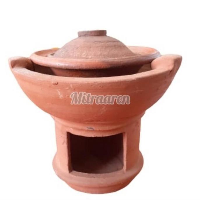 Anglo Tungku Angkringan Gerabah Tanah Liat Tradisional Besar Kode 868