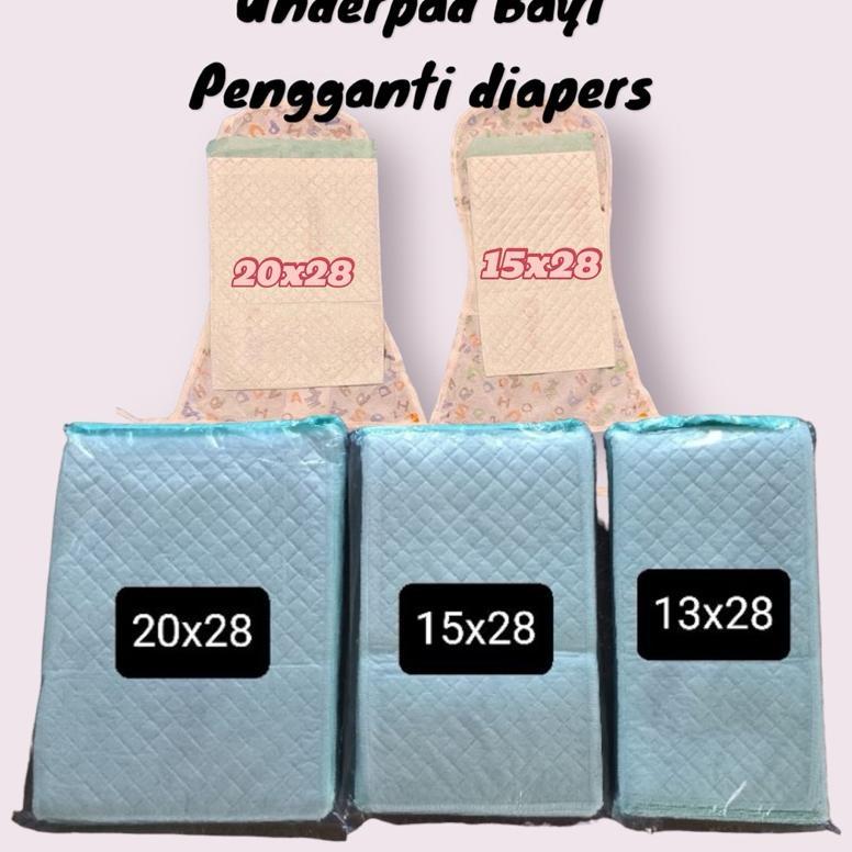 BEST SALE underpad bayi perlak ompol seukuran popok isi 20