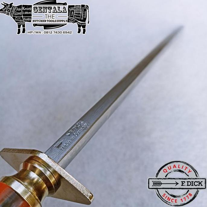 New- ASAHAN F. DICK DICKORON COMBI SAPPHIRE & POLISHED CUT SQUARE 30CM