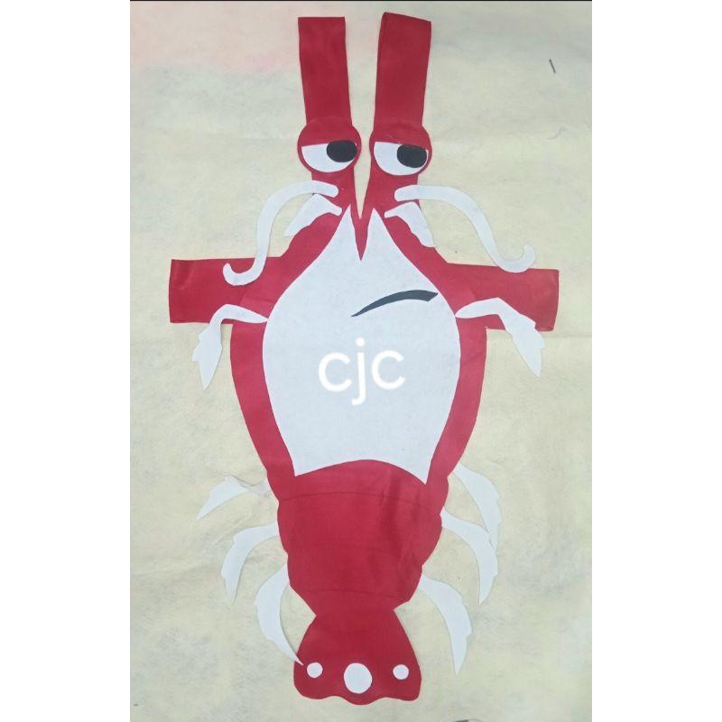 Kostum Karakter Hewan Laut Flanel Anak Dewasa