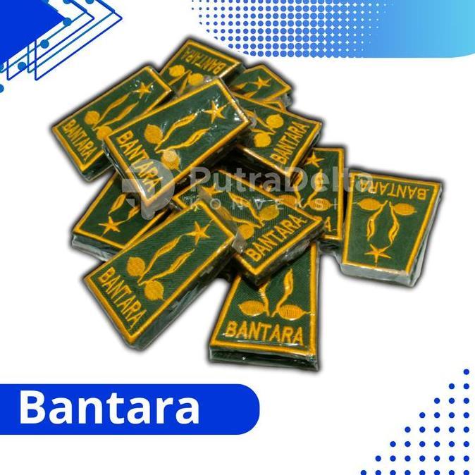 New- SEPASANG KANAN KIRI BANTARA LAKSANA BORDIR | SEPASANG TKU TKK BANTARA BORDIR | LAMBANG PANGKAT 