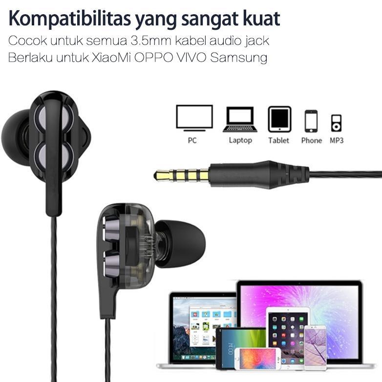 BIG SALE Headset 4D Bass Earphone 3.5MM Hedset with Mic Handset pubg Gaming  MIC for Android iPhone 