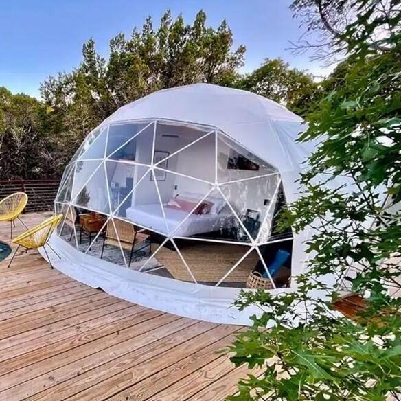 Terlaris Tenda Glamping Geodesic Dome 7X7Mtr