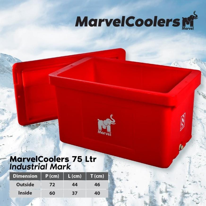~Harga Special~ Cooler Box Es 75 Liter Marvel HRO-B75L Mirip Antartica Lion Star / Cool Box Makanan 