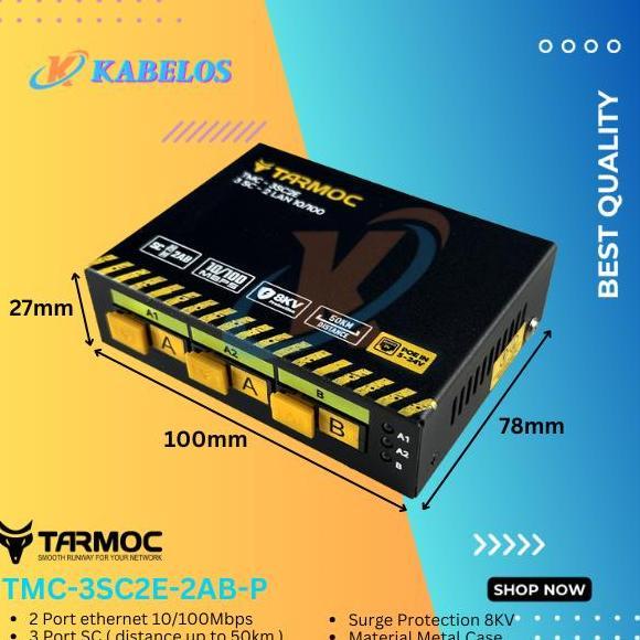 Media Converter 3 Port FO 2 Port LAN/ 3 FO 2 LAN / 3 SC 2 Rj45