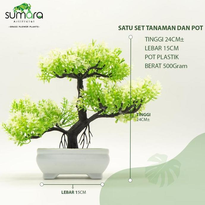 Lansunggaskirim- Bonsai Sintetis / Bonsai Artificial Pohon Bonsai Sintetis Mini
