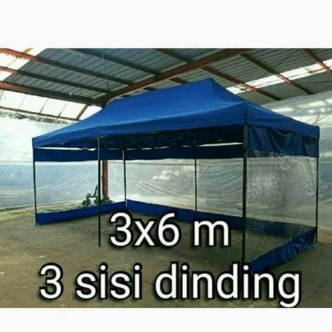 Terlaris Tenda Lipat Uk 3X6 Full Dinding 3 Sisi