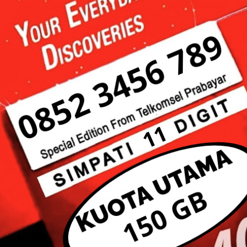perdana kartu cantik simpati 11 digit nomor urut mudah di hafal telkomsel