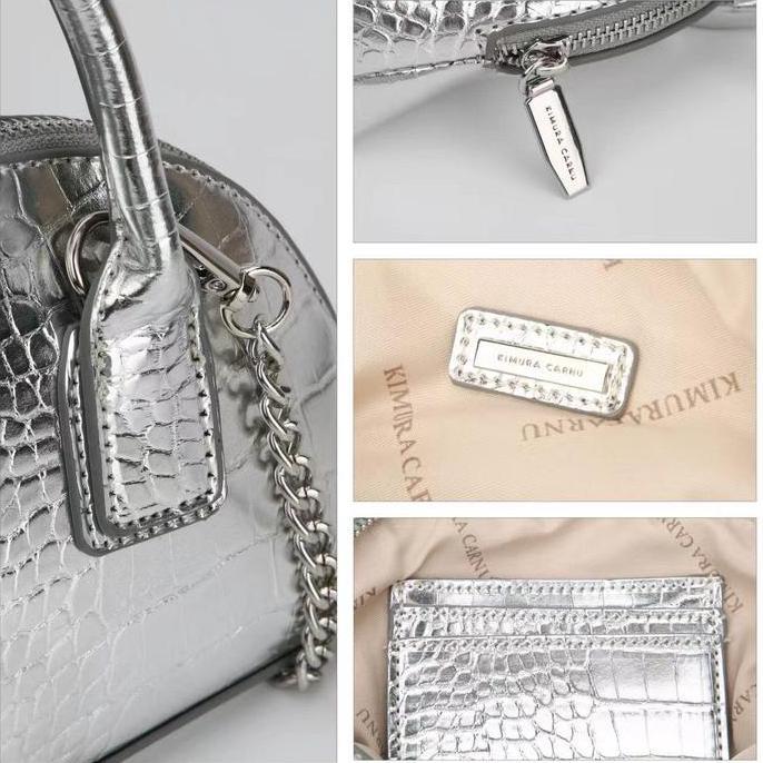 Sylviaori- Kimura Carnu - Tas Pesta & Tas Bahu Wanita Medium Croco #6111