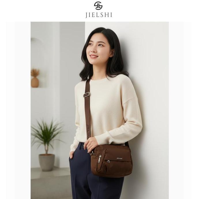 Sylviaori- Selempang Buna V9039# Tas Selempang Wanita Bahan Parasut Premium Model ,Cantik Dan Elegan