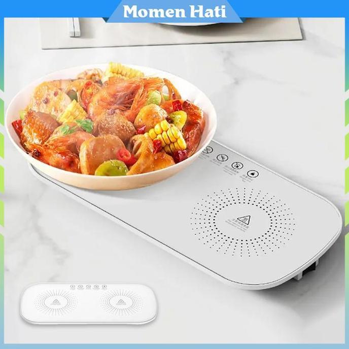 VEXANAF Papan Pemanas Makanan Multifungsi Irit Listrik Portable / Cerdas Suhu Konstan Baki