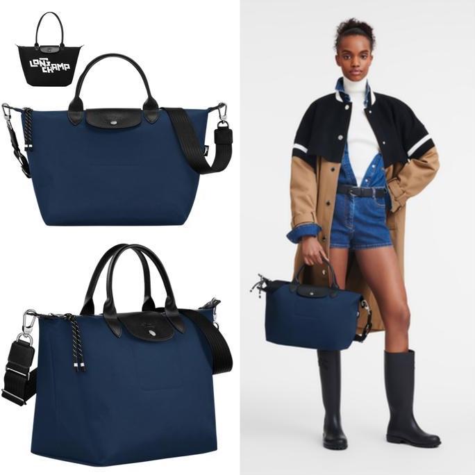 Lc Le Pliage Energy Handbag Medium/L Navy