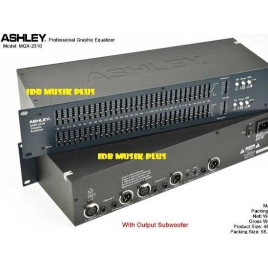TERLARIS Equalizer ASHLEY MQX2310 / MQX-2310 / MQX 2310 ORIGINAL