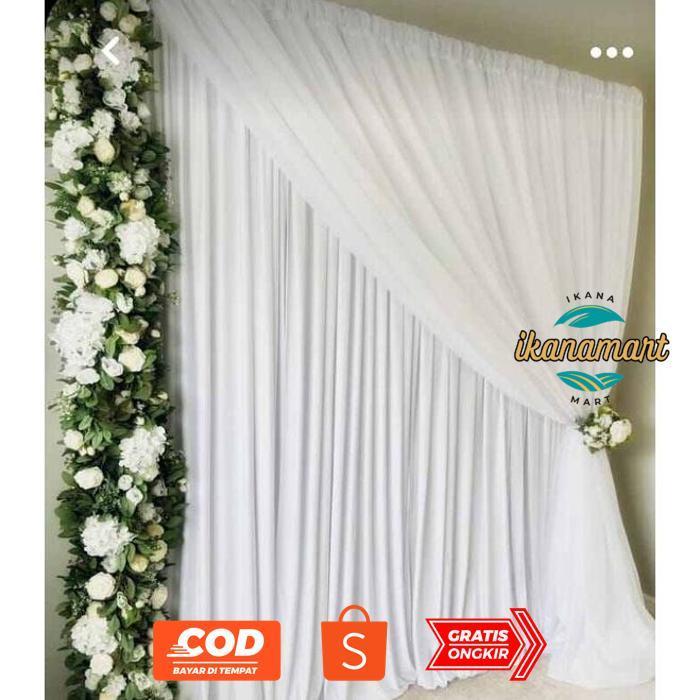 IKANAMART BACKDROP LAMARAN BACKGROUND ULANG TAHUN LATAR BELAKANG DEKORASI PESTA HARI RAYA ACARA HARI