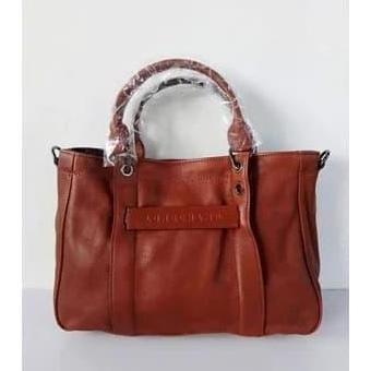Longchamp 3D Small Cognag Leather