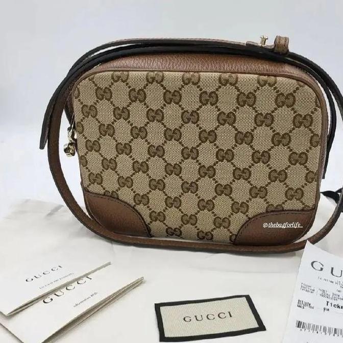 Gucci Bree Orinal GG Canvas Messenger Bag