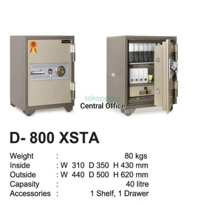 Brankas -Brankas Indachi D-800 Xsta Free Ongkir Wilayah Jatadebek