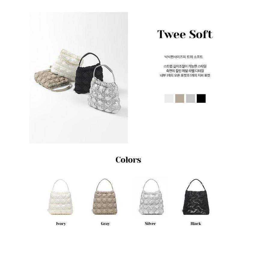 CARLYN Twee Soft Bag - Ivory