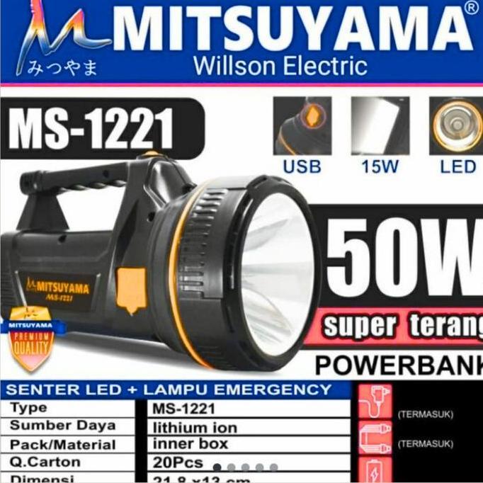 Senter Led Besar Jumbo - Senter Satpam Security Hansip