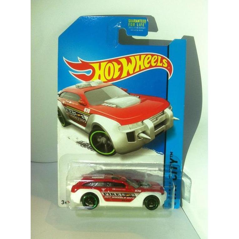 Hot Wheels. 2014 HW City Rescue - HW Pursuit. Red MATTEL