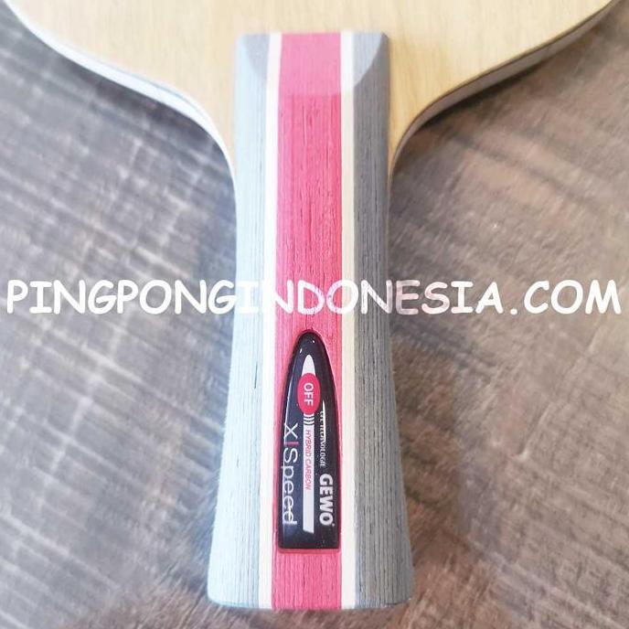 Gewo Hybrid Carbon X/Speed - Kayu Pingpong Blade Tenis Meja Bet Bat