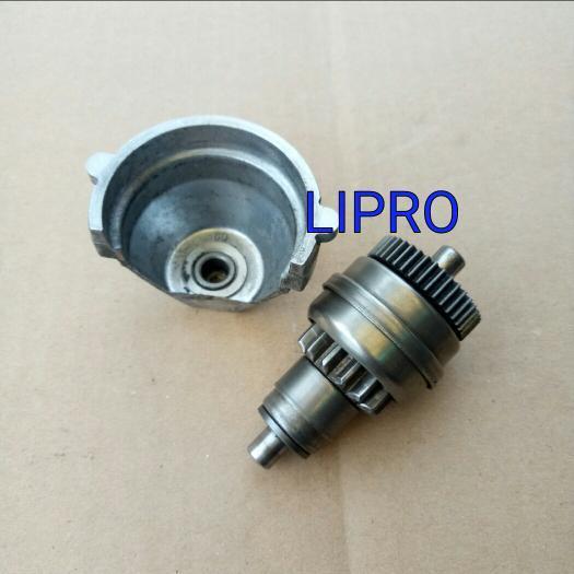 Gigi Stater Beat Karbu Pinion Holder Gear Starter Dinamo Original Dan Terpercaya