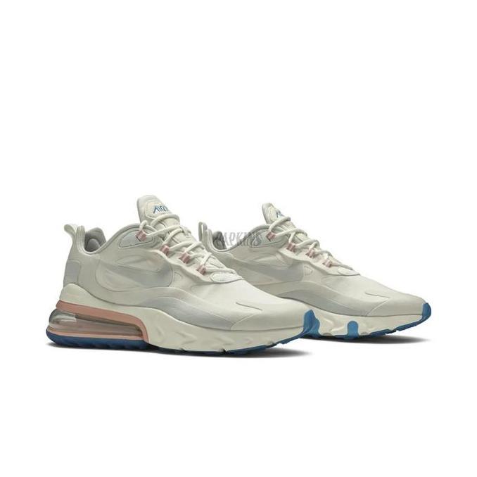 sepatu nike air max 270 react white peach blue orinal BNIB / sneakers wanita