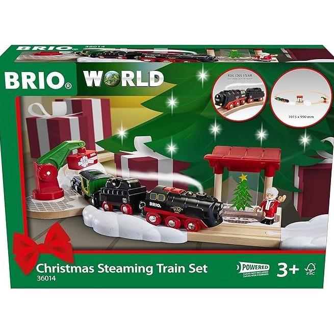 BRIO World - Christmas Steaming Train - Battery