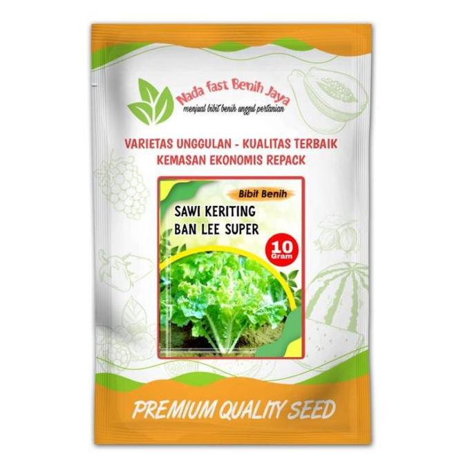 10 Gram benih sawi keriting super / bibit sawi keriting