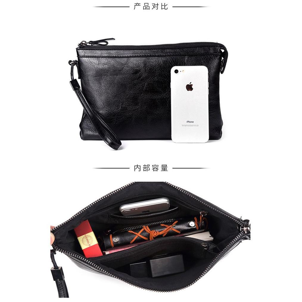 PREMIUM` MS CLUTCH BAG - TAS TANGAN KULIT PRIA KYOJIN CODE V7727