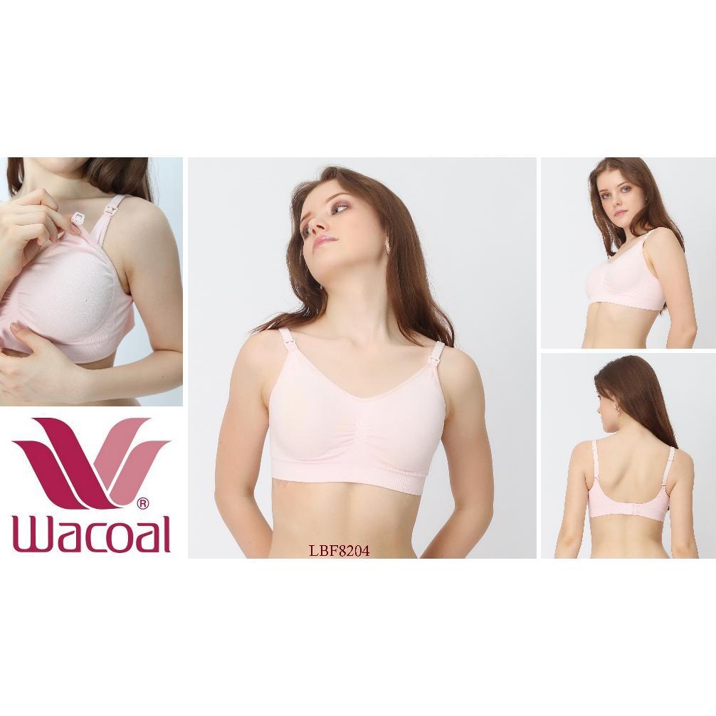 Bra Menyusui Wanita / Nursing Bra Tanpa Kawat WACOAL Busa Sedang Full Cup underwear LBF8204 Termurah