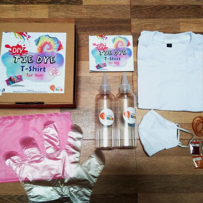 TIE DYE KIT KAOS ANAK / AKTIVITAS TIE DYE KAOS ANAK KODE 1421